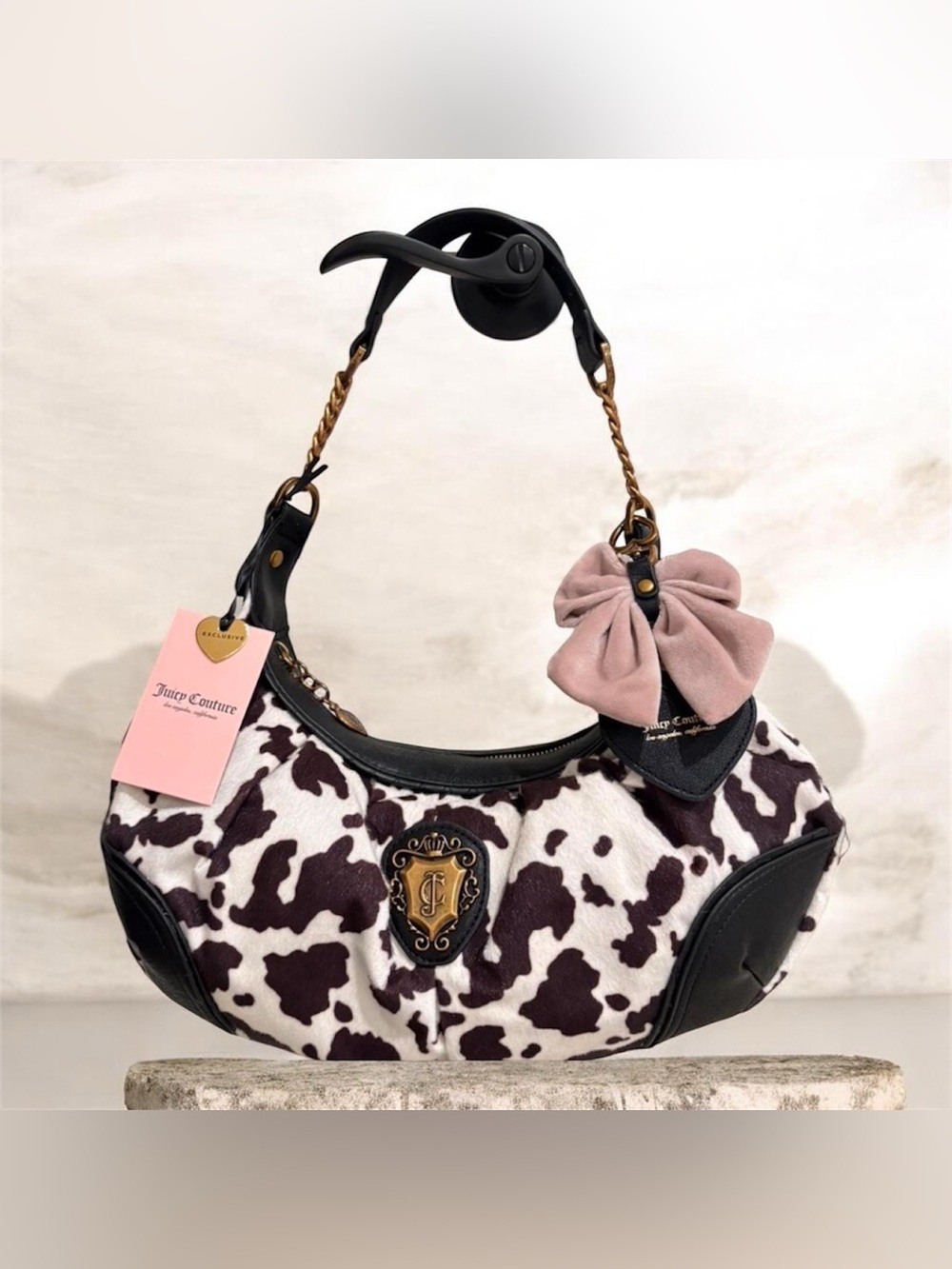 Juicy Couture Cow Print Hobo Bag